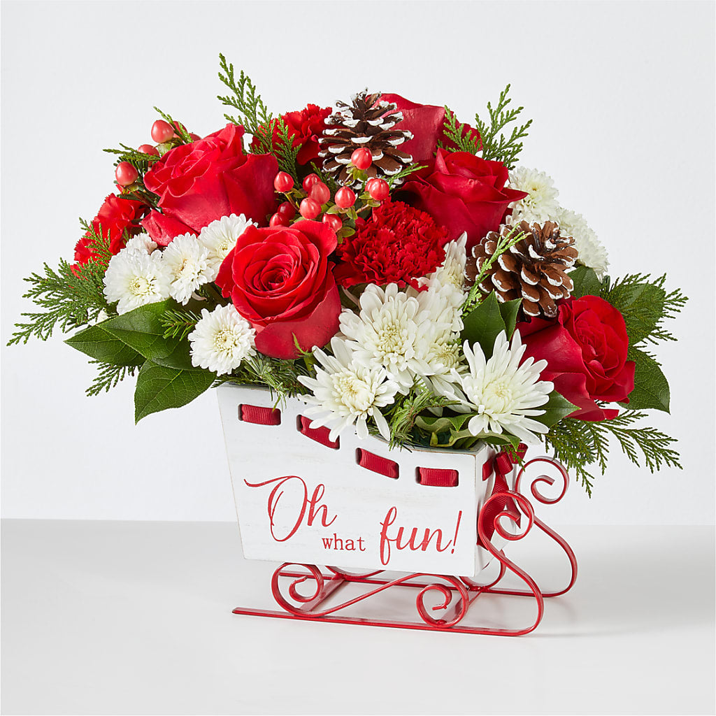 Sleigh Bells Bouquet – The Flower Basket, Lebanon MO