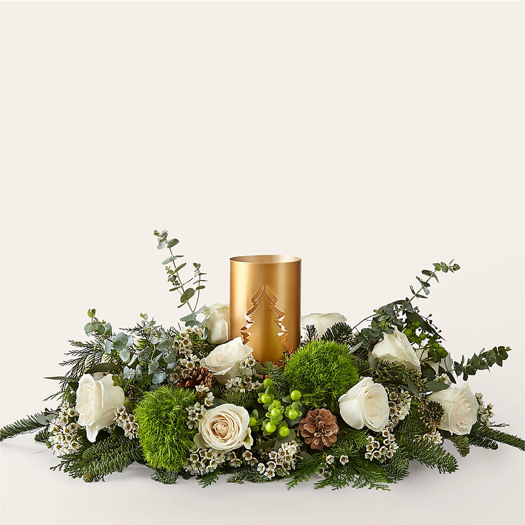 Chestnuts Roasting Centerpiece – The Flower Basket, Lebanon MO