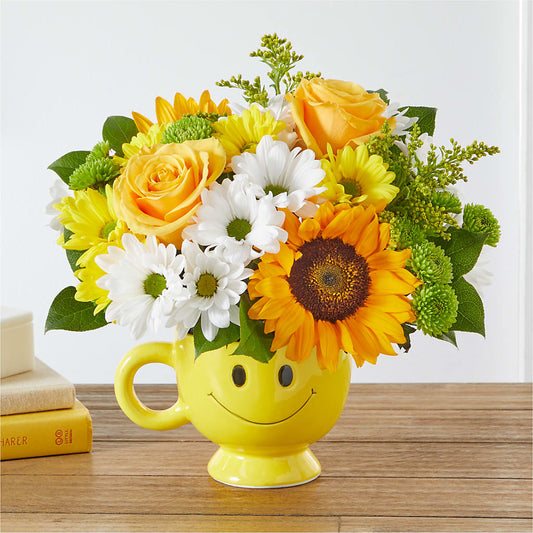 Be Happy Bouquet – The Flower Basket, Lebanon MO