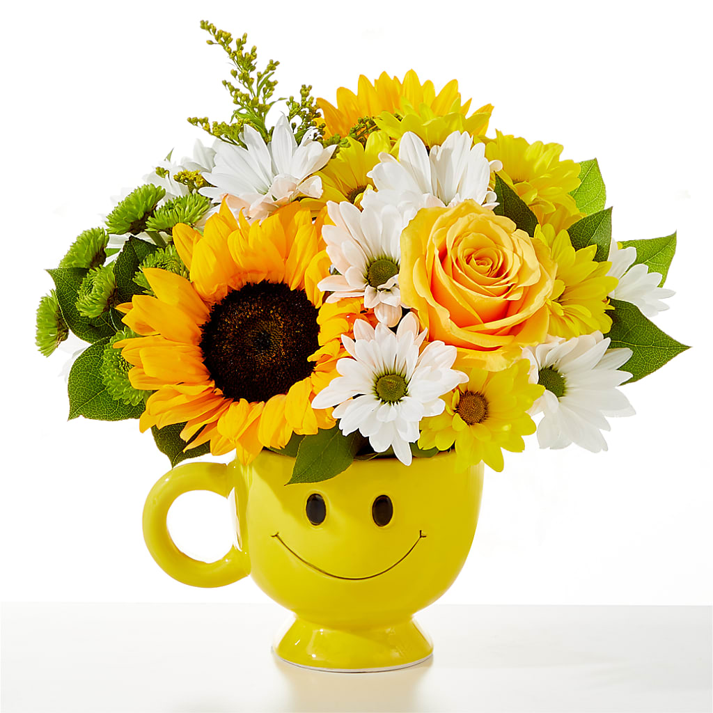 Be Happy Bouquet – The Flower Basket, Lebanon MO