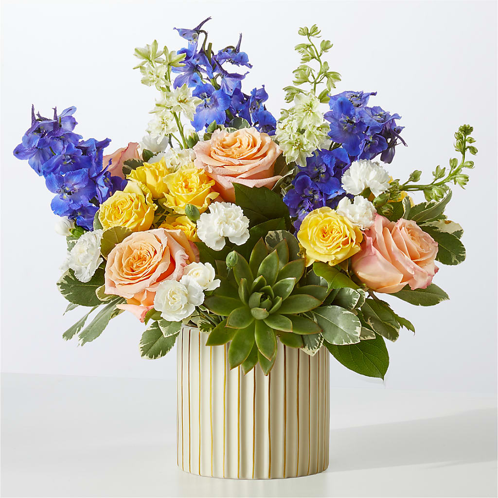 Cobalt Reverie Bouquet – The Flower Basket, Lebanon MO