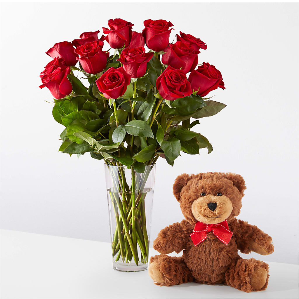 Romantic Long Stem Red Rose Bouquet Bundles – The Flower Basket, Lebanon MO