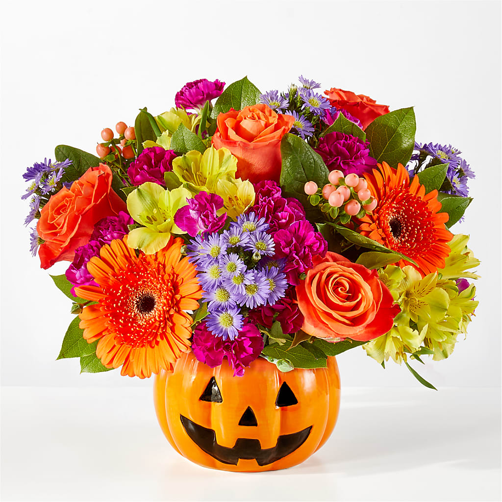 Tricks & Treats Pumpkin – The Flower Basket, Lebanon MO