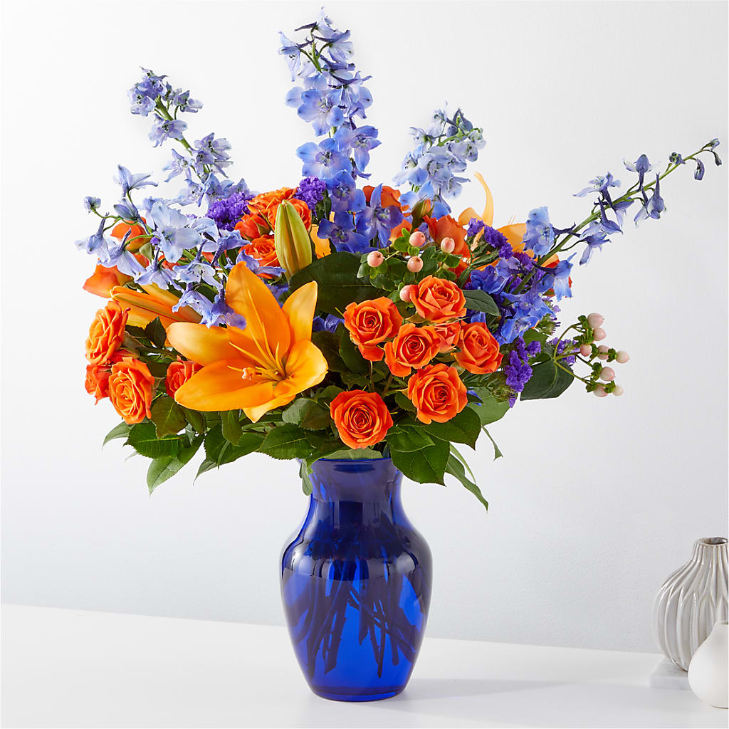 Radiant Citrus Bouquet – The Flower Basket, Lebanon MO