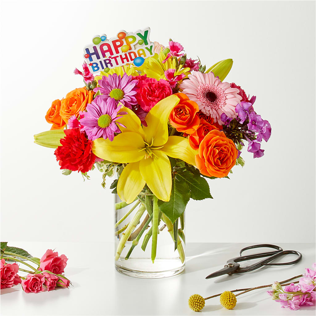 Cue the Confetti - A Florist Original – The Flower Basket, Lebanon MO