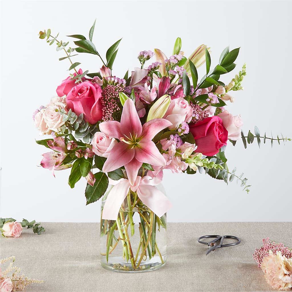 Pink Ribbon - A Florist Original – The Flower Basket, Lebanon MO