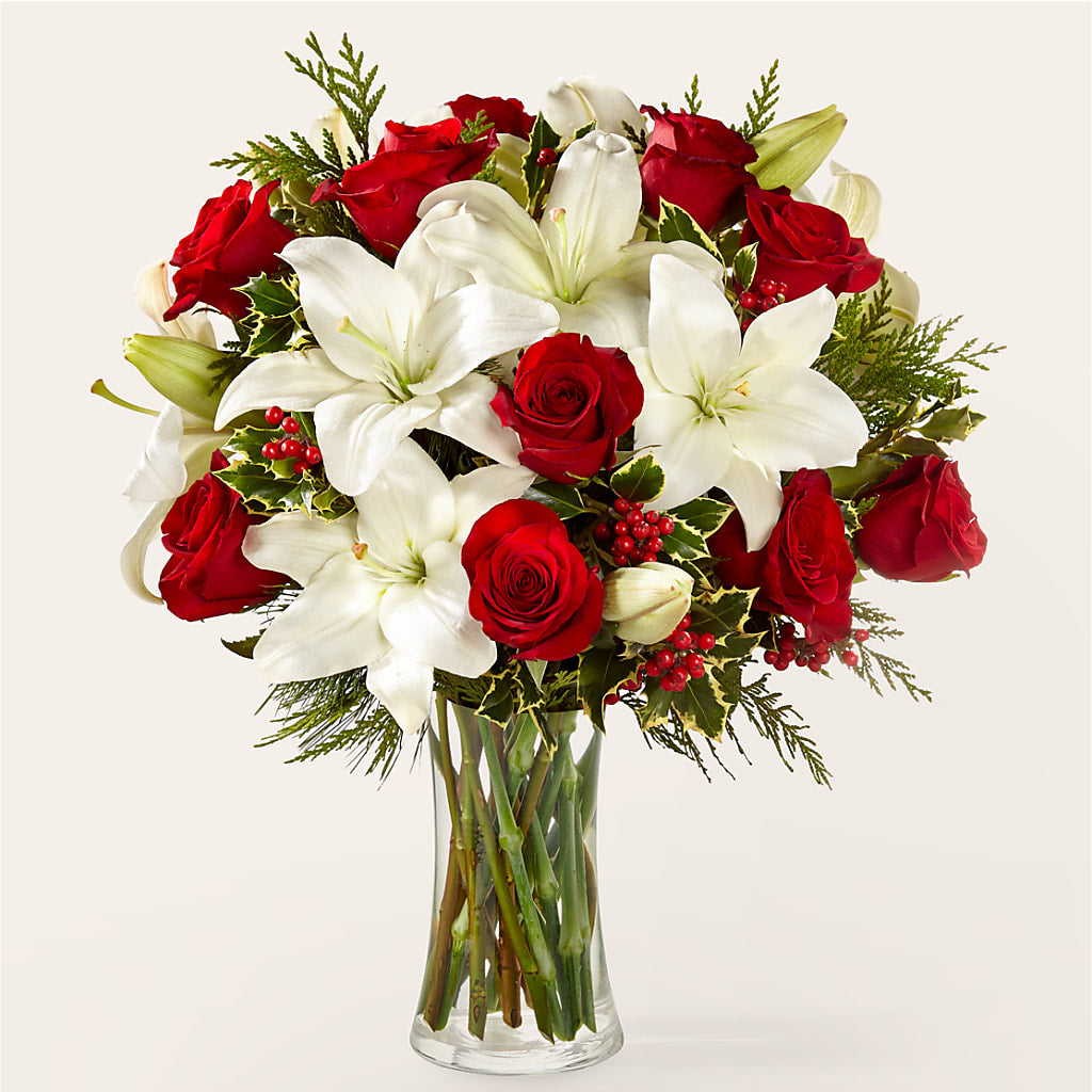 Sparkling Snowflakes Bouquet – The Flower Basket, Lebanon MO
