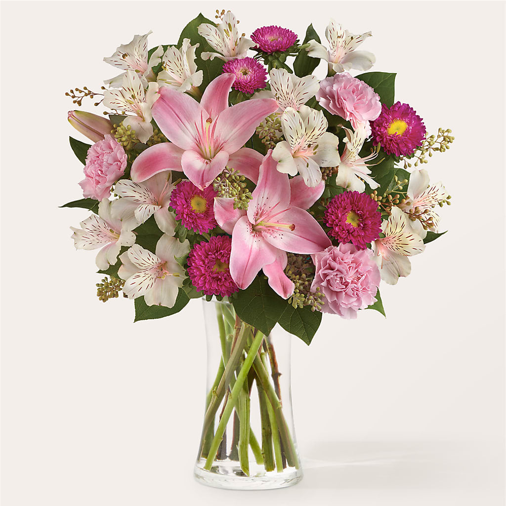 Feeling Fuchsia Bouquet – The Flower Basket, Lebanon MO