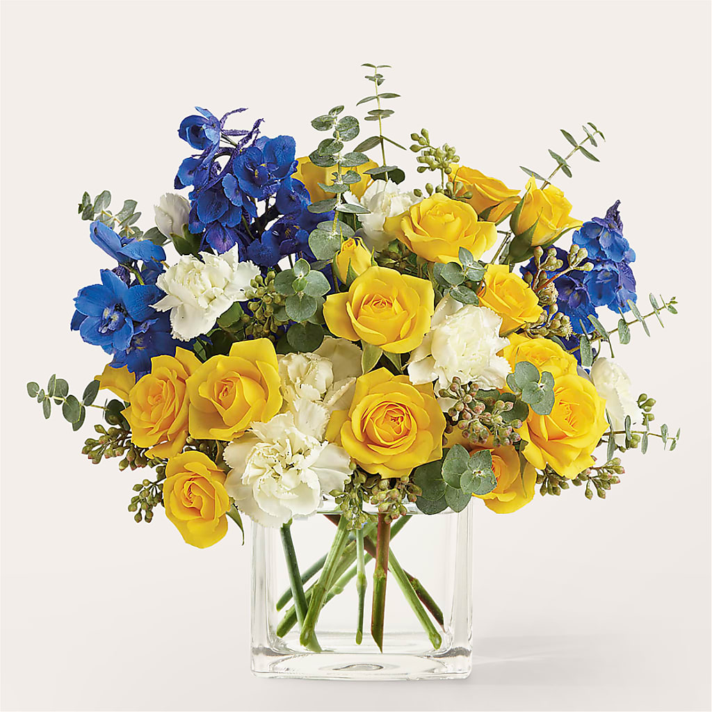 Sparkling Citrine Bouquet – The Flower Basket, Lebanon MO