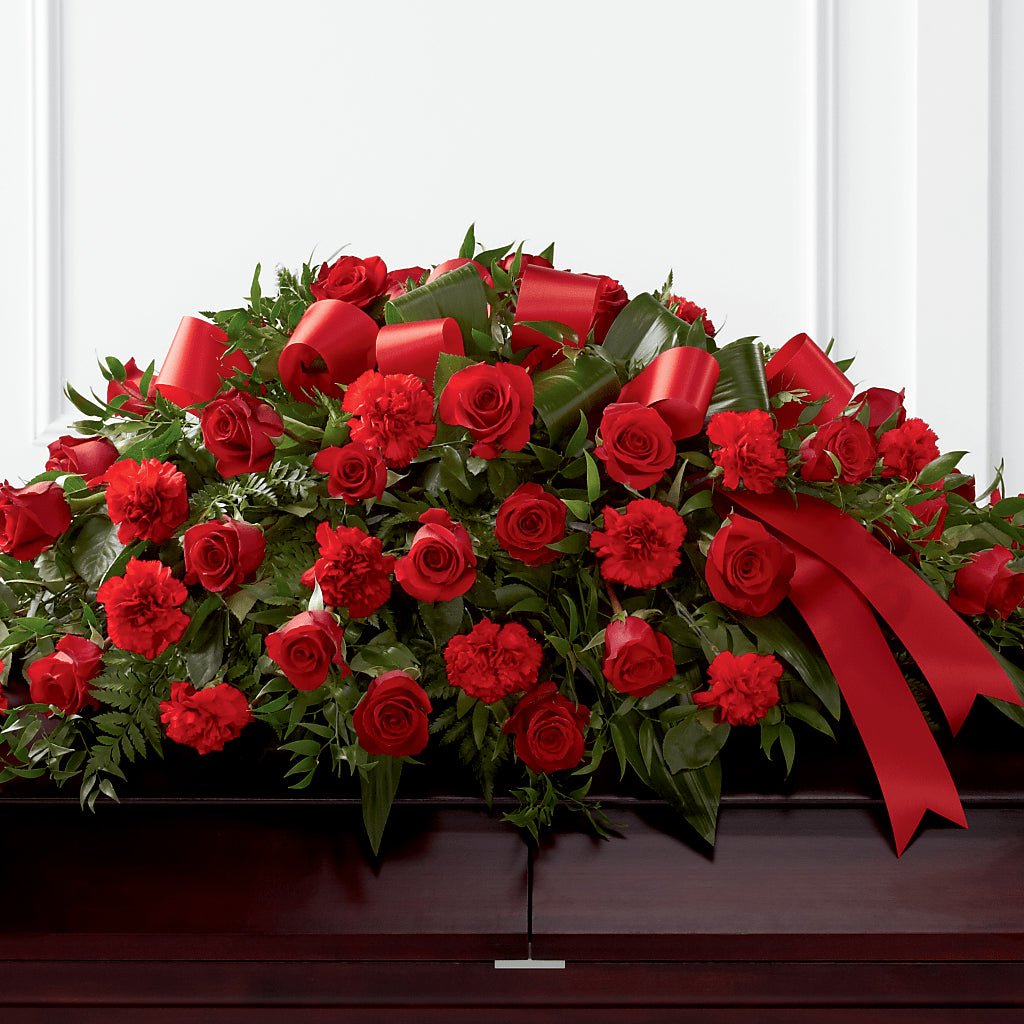Tribute of Life Casket Spray – The Flower Basket, Lebanon MO