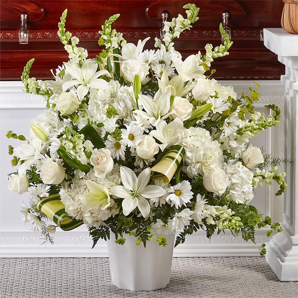 Thoughts of Tranquility Floor Basket – The Flower Basket, Lebanon MO