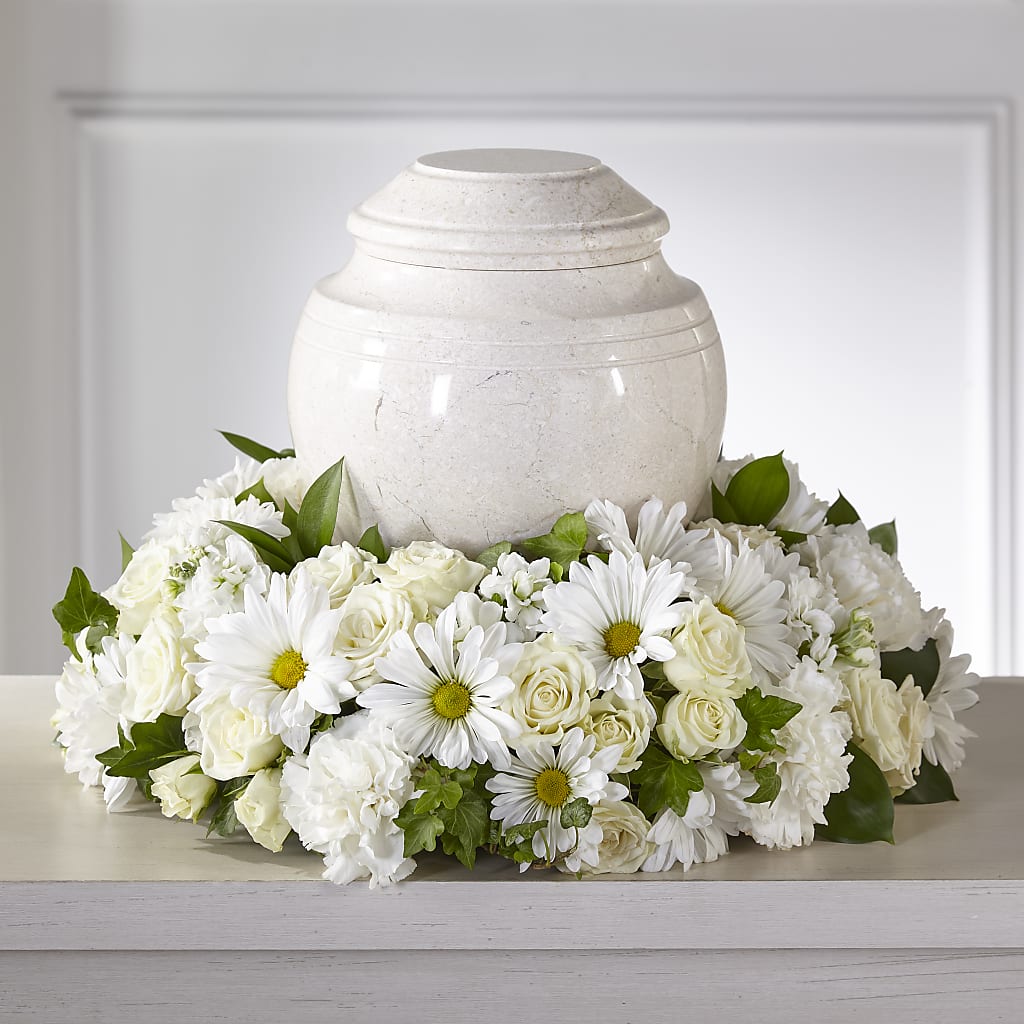 Ivory Gardens Cremation Adornment – The Flower Basket, Lebanon MO