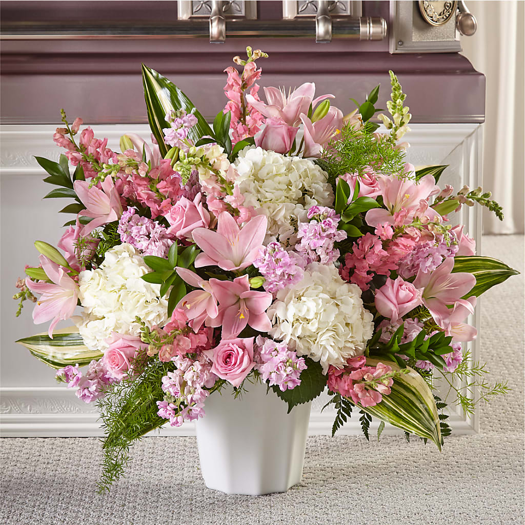 Simply Serene Floor Basket – The Flower Basket, Lebanon MO