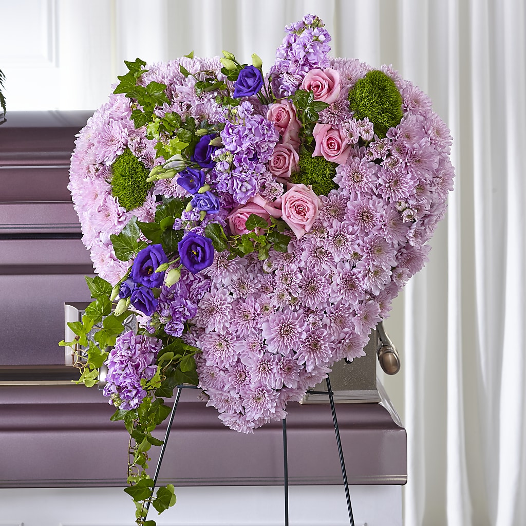 Treasured Love Standing Heart – The Flower Basket, Lebanon MO