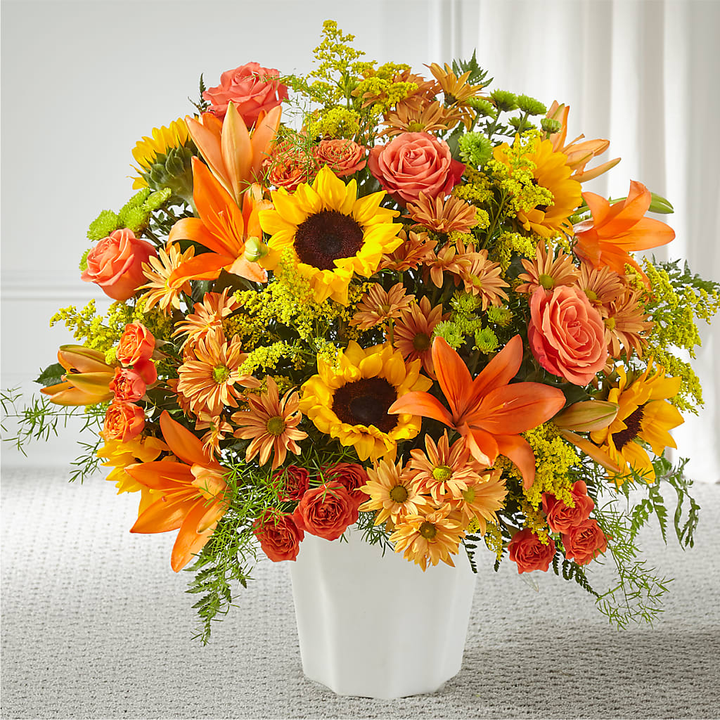 Harvest Thoughts Floor Basket – The Flower Basket, Lebanon MO