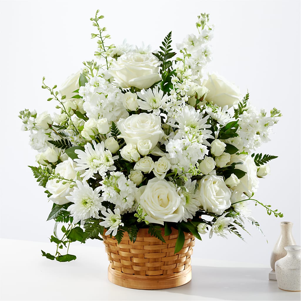 Heartfelt Condolences Arrangement – The Flower Basket, Lebanon MO