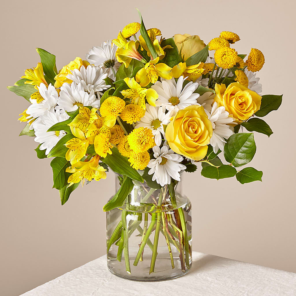 Sunny Sentiments Bouquet – The Flower Basket, Lebanon MO