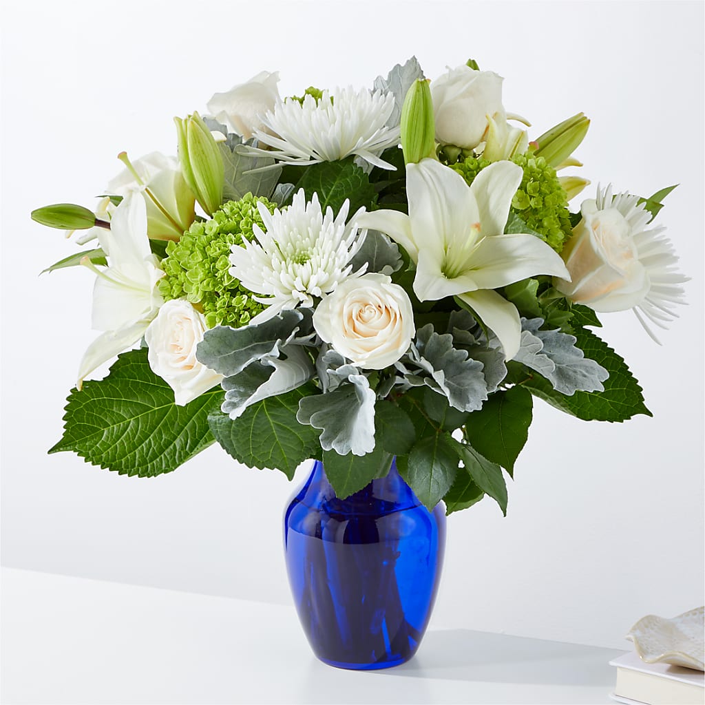 Snowy Dreams Bouquet – The Flower Basket, Lebanon MO