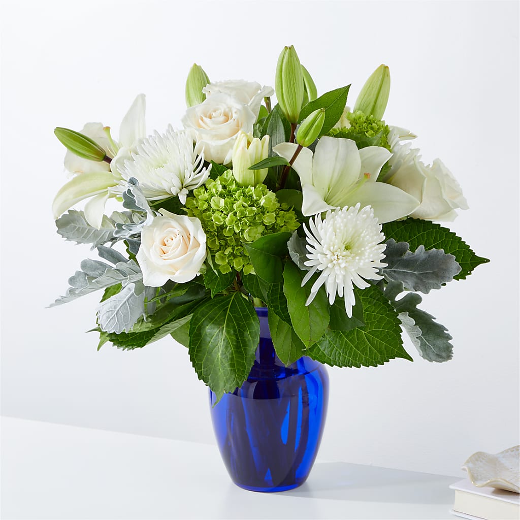 Snowy Dreams Bouquet – The Flower Basket, Lebanon MO