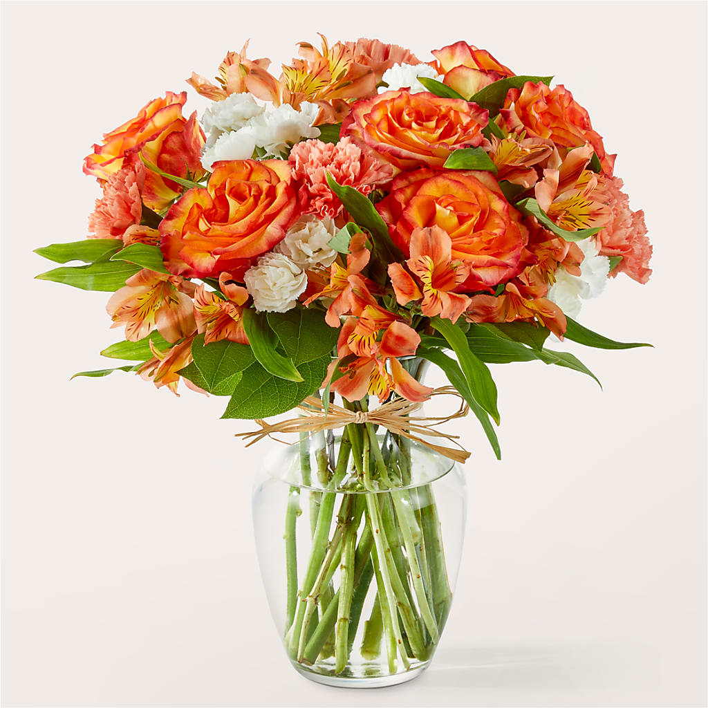 Apricot Glow Bouquet – The Flower Basket, Lebanon MO