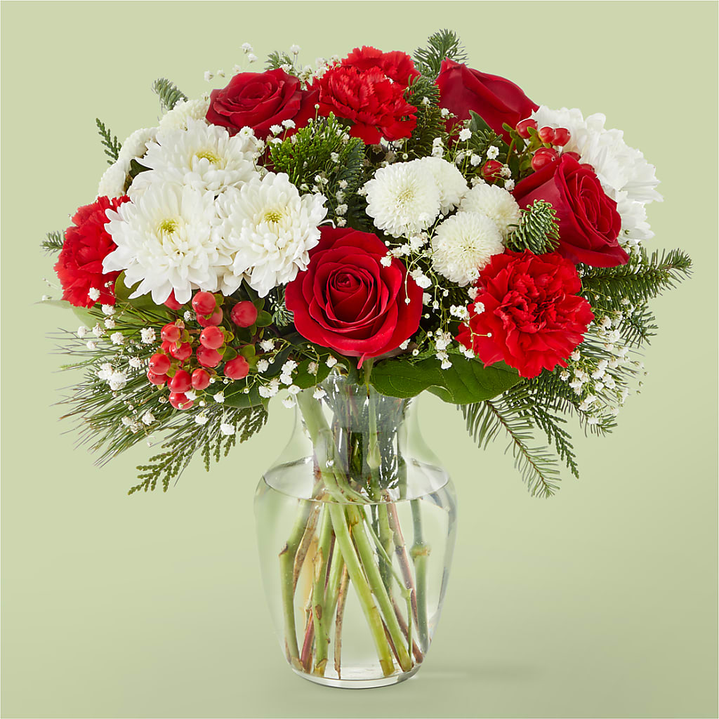 Chance of Flurries Bouquet – The Flower Basket, Lebanon MO