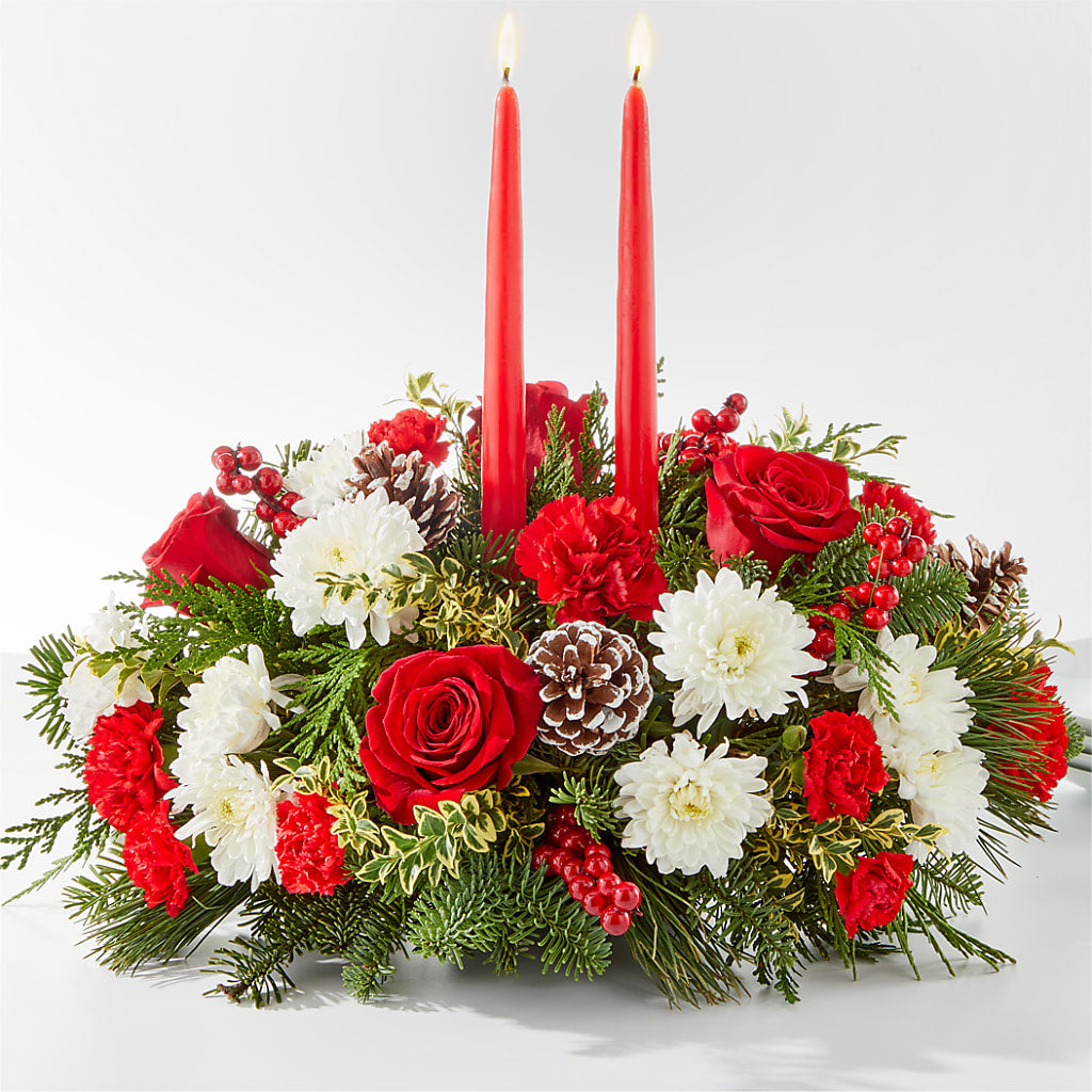 Holiday Soiree Centerpiece – The Flower Basket, Lebanon MO
