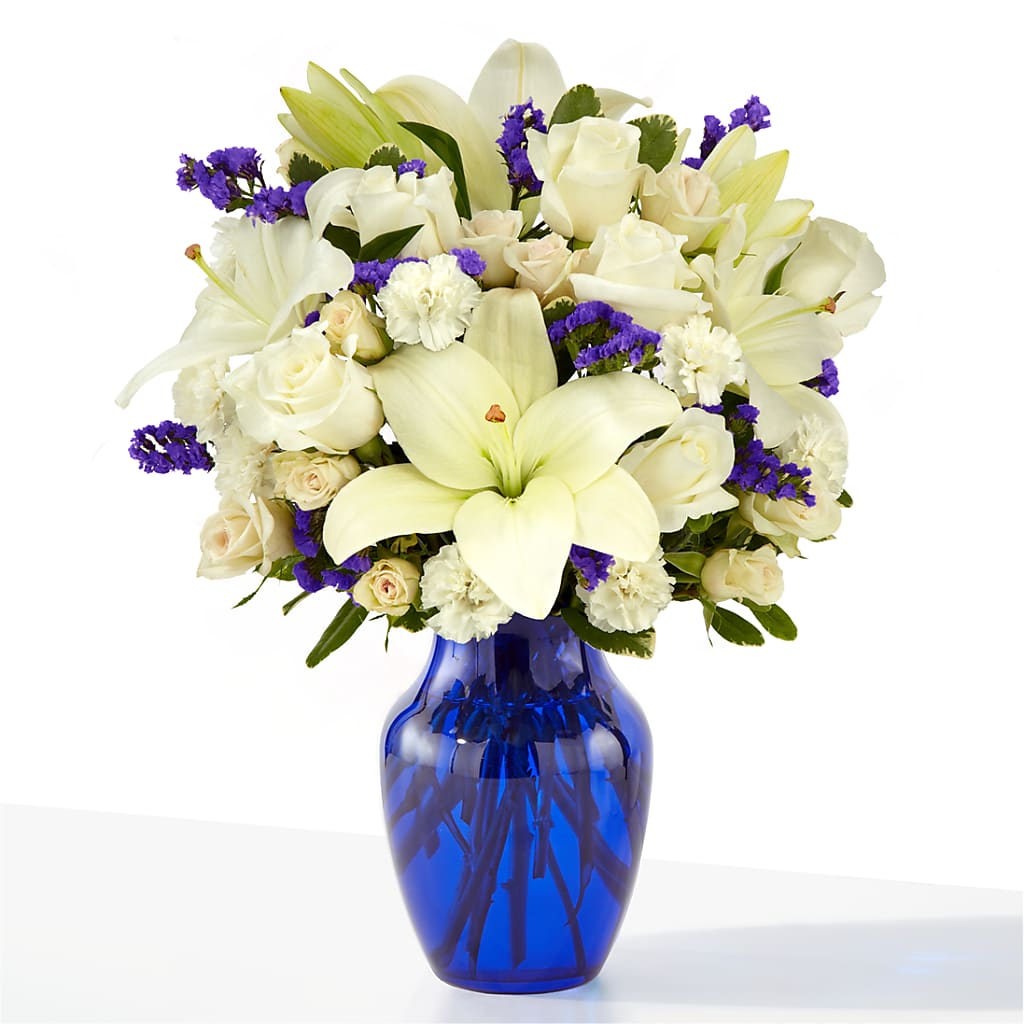 Sapphire Rush Bouquet – The Flower Basket, Lebanon MO