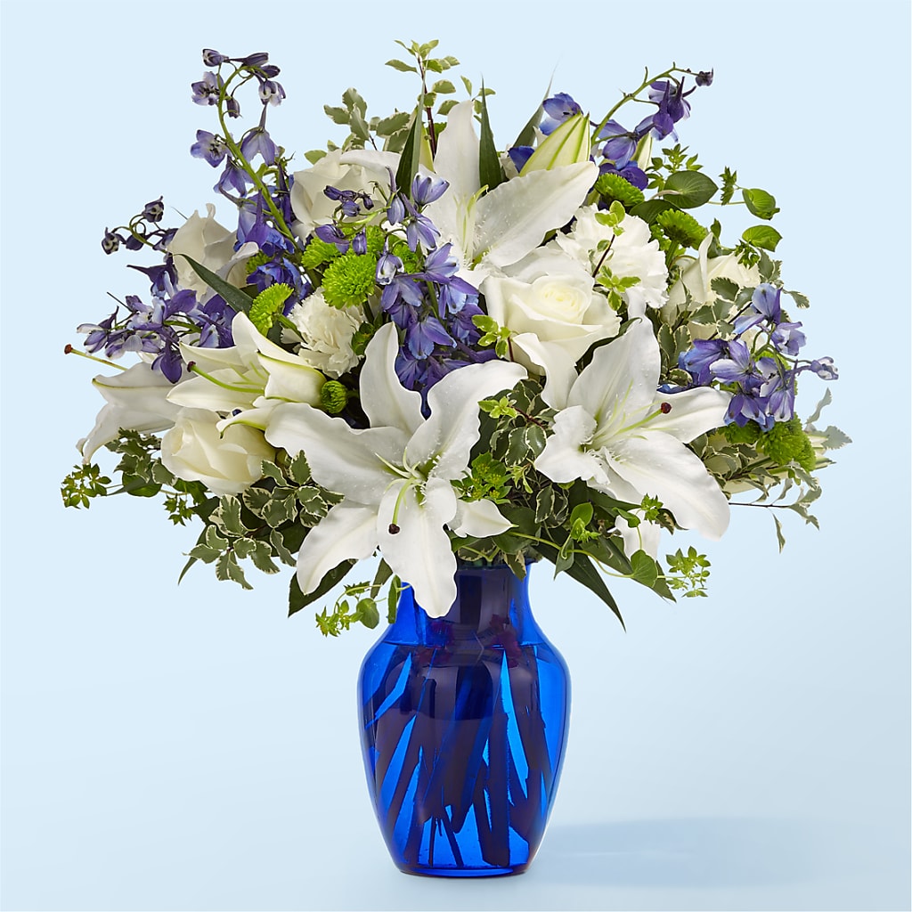 Santorini Bouquet – The Flower Basket, Lebanon MO