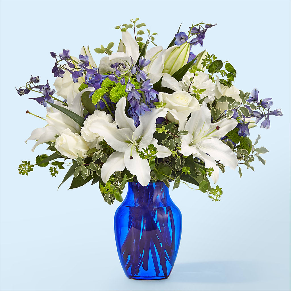 Santorini Bouquet – The Flower Basket, Lebanon MO