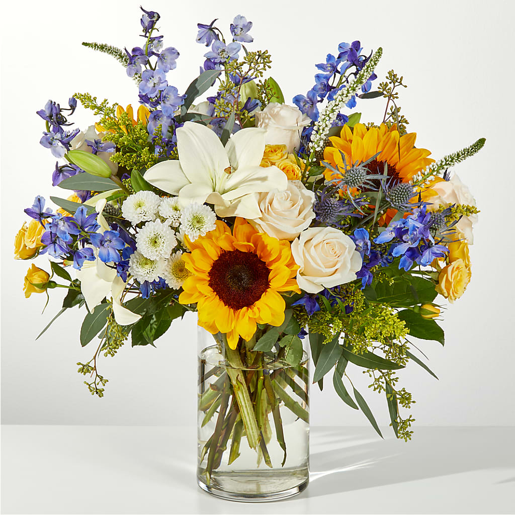 Wonderfully Sunny Bouquet – The Flower Basket, Lebanon MO