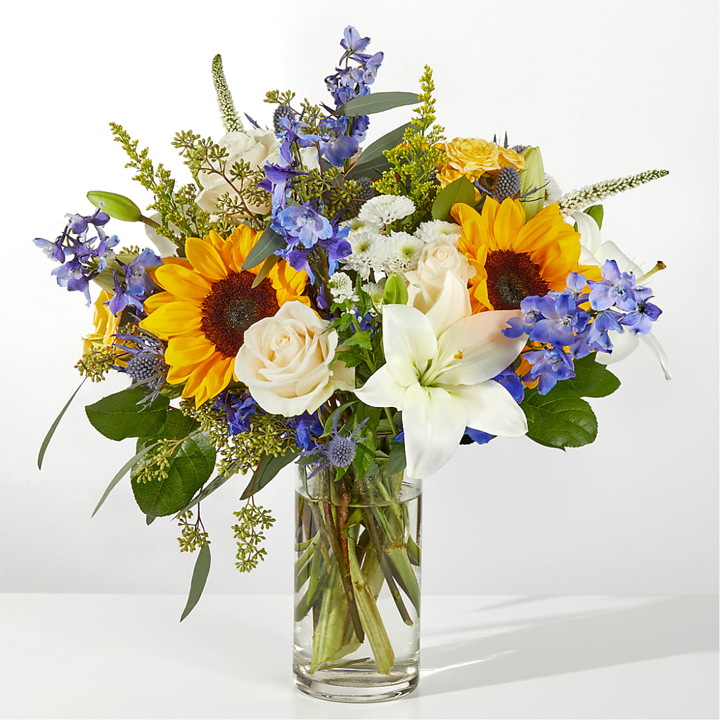 Wonderfully Sunny Bouquet – The Flower Basket, Lebanon MO