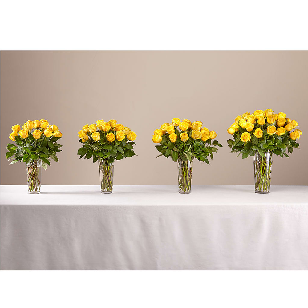 Long Stem Yellow Rose Bouquet –  The Flower Basket, Lebanon MO