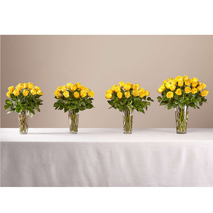 Long Stem Yellow Rose Bouquet –  The Flower Basket, Lebanon MO