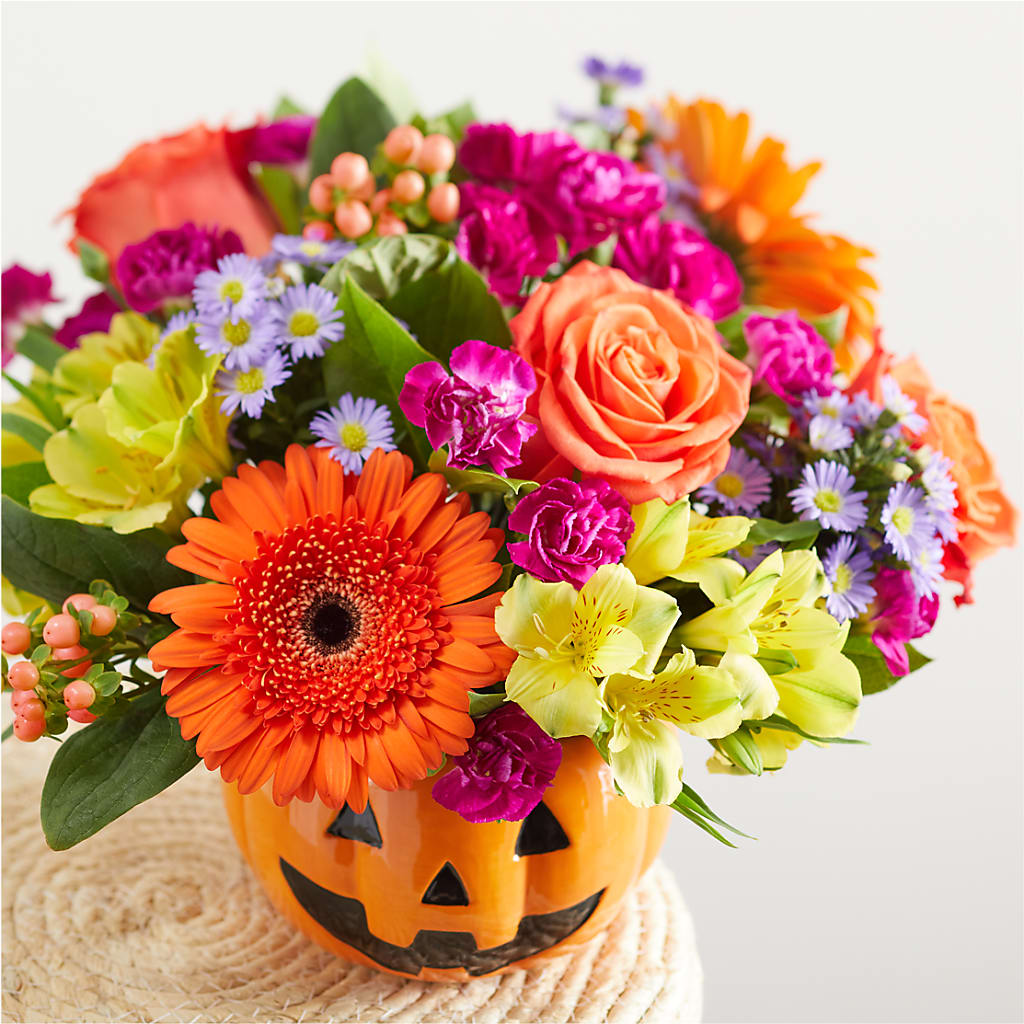 Tricks & Treats Pumpkin –  The Flower Basket, Lebanon MO