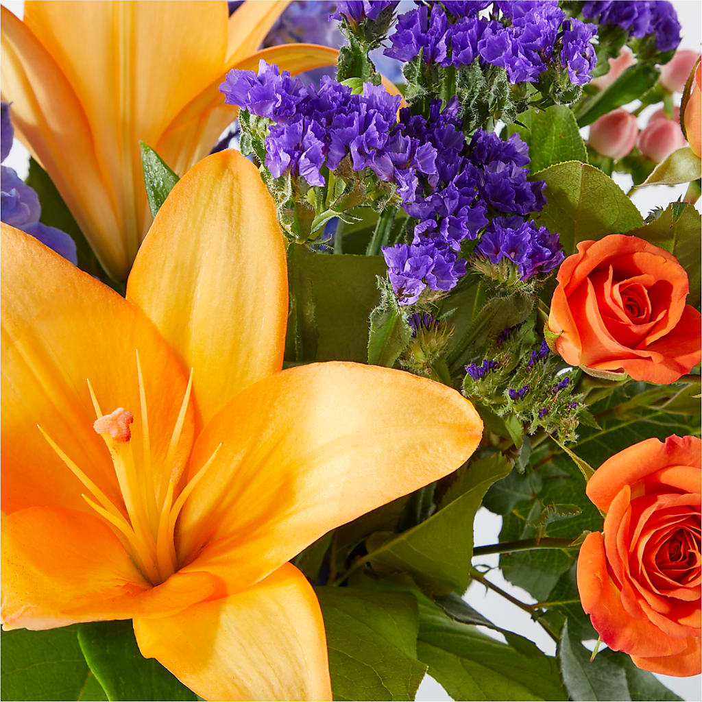 Radiant Citrus Bouquet –  The Flower Basket, Lebanon MO
