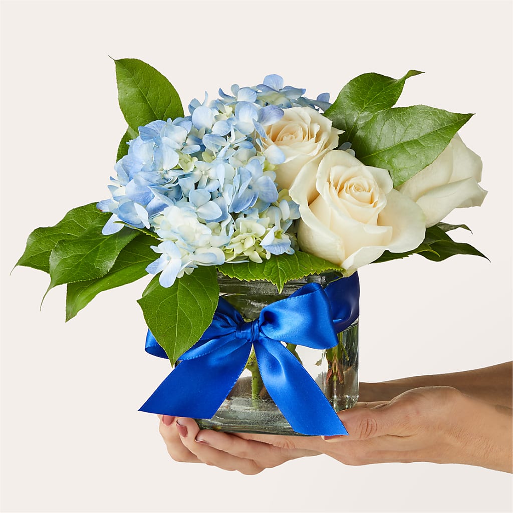 Sky Blue Delight Bouquet –  The Flower Basket, Lebanon MO