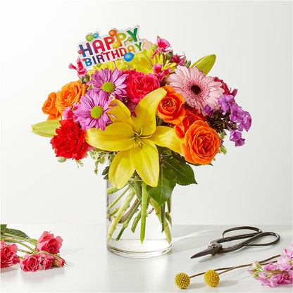 Cue the Confetti - A Florist Original –  The Flower Basket, Lebanon MO