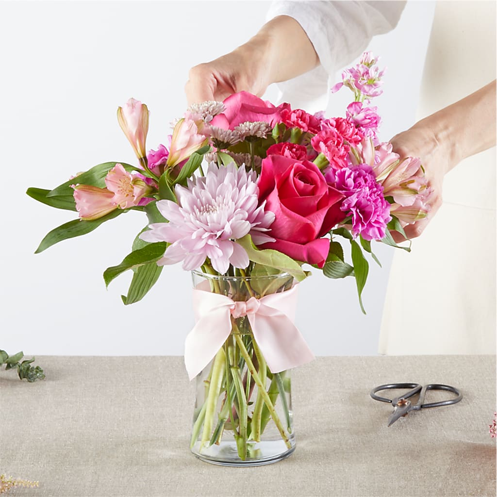 Pink Ribbon - A Florist Original –  The Flower Basket, Lebanon MO