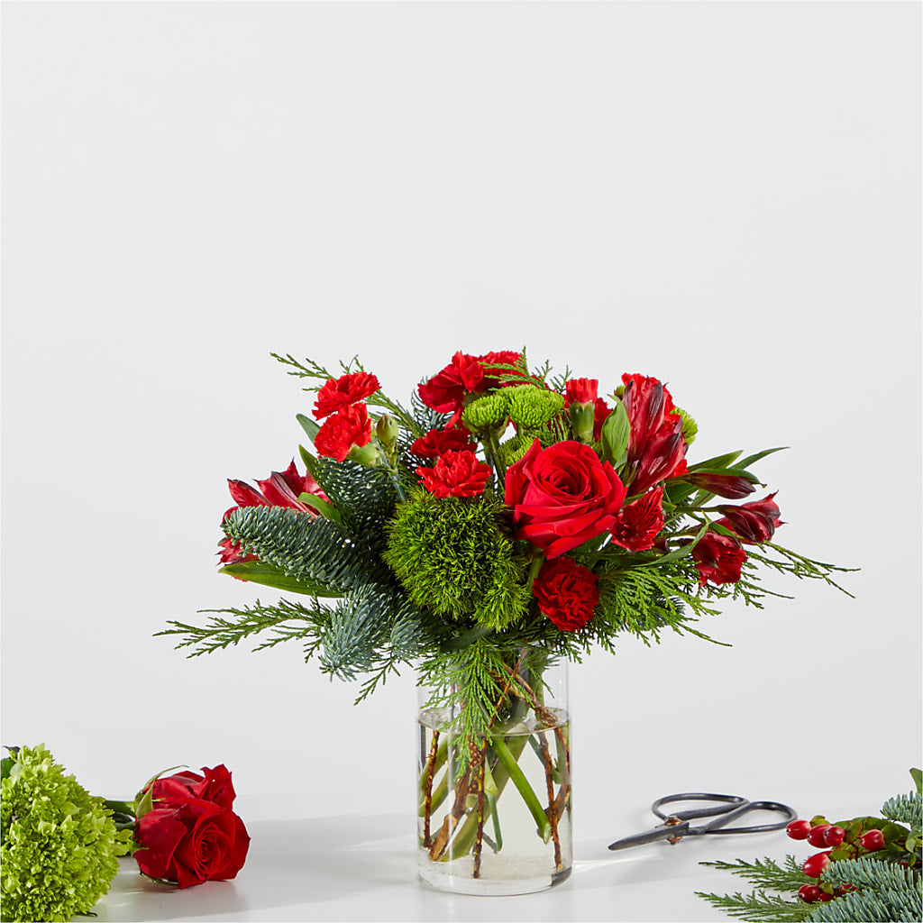 Merry Moment Bouquet – A Florist Original –  The Flower Basket, Lebanon MO