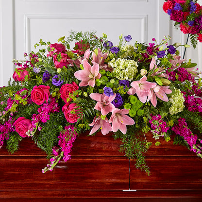 Radiant Tribute Casket Spray –  The Flower Basket, Lebanon MO
