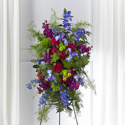 Heavenly Skies Standing Spray –  The Flower Basket, Lebanon MO