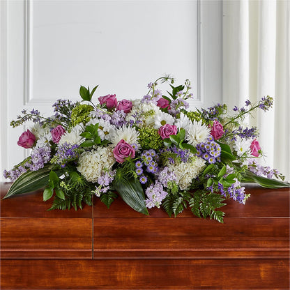 Meadows of Serenity Casket Spray –  The Flower Basket, Lebanon MO