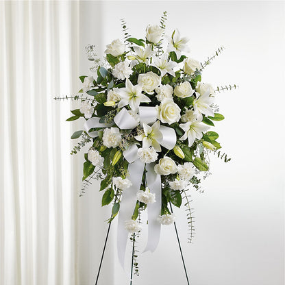 With Care Standing Spray –  The Flower Basket, Lebanon MO