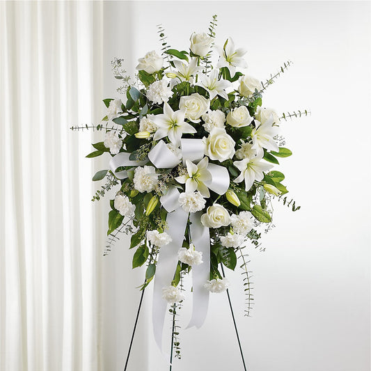 With Care Standing Spray –  The Flower Basket, Lebanon MO