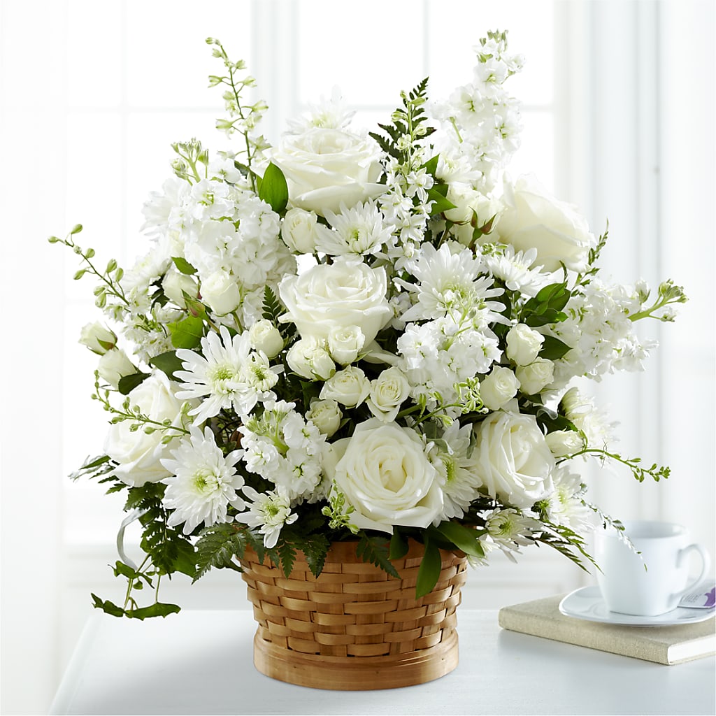 Heartfelt Condolences Arrangement –  The Flower Basket, Lebanon MO
