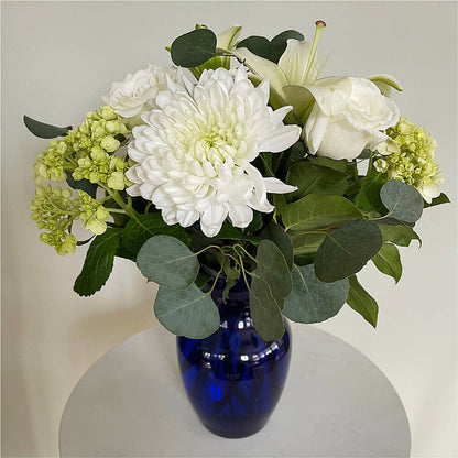 Snowy Dreams Bouquet –  The Flower Basket, Lebanon MO