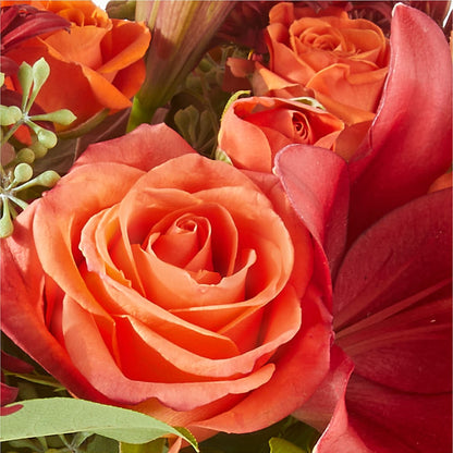 Crimson Leaves Bouquet –  The Flower Basket, Lebanon MO