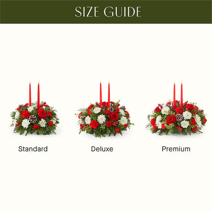 Holiday Soiree Centerpiece –  The Flower Basket, Lebanon MO